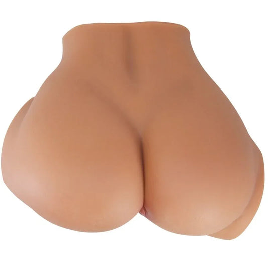 CRAZY BULL - EMILIA TRASERO VIBRADOR CON VAGINA Y ANO REALÍSTICO NATURAL CONTROL REMOTO - Nuvica
