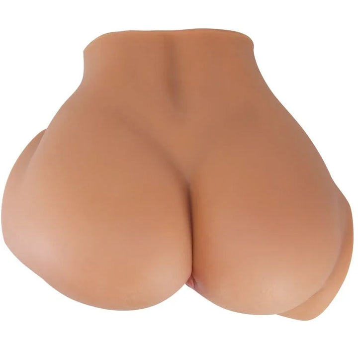 CRAZY BULL - EMILIA TRASERO VIBRADOR CON VAGINA Y ANO REALÍSTICO NATURAL CONTROL REMOTO - Nuvica