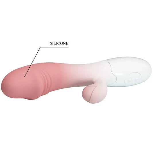 PRETTY LOVE - SNAPPY VIBRADOR RABBIT 3O VIBRACIONES ROSA - Nuvica