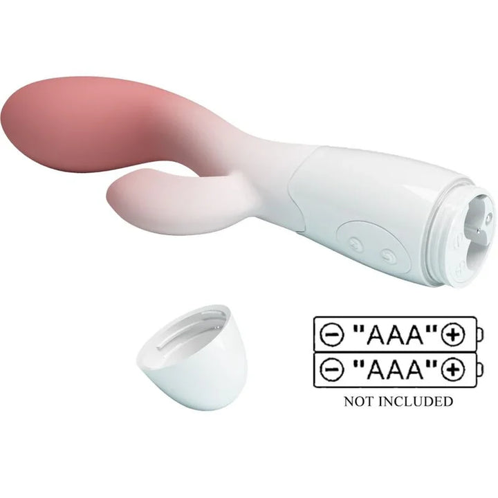 PRETTY LOVE - BRIGHTY VIBRADOR PUNTO G + ESTIMULADOR CLÍTORIS 30 VIBRACIONES ROSA - Nuvica
