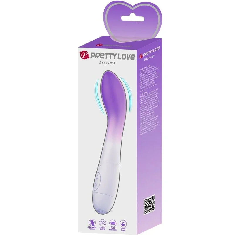 PRETTY LOVE - BISHOP VIBRADOR PUNTO G 30 VIBRACIONES MORADO - Nuvica