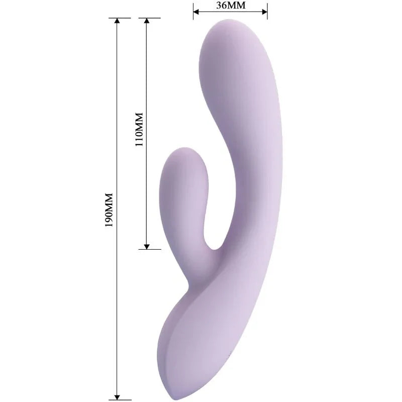 PRETTY LOVE - ROSOLYN VIBRADOR RABBIT 10 VIBRACIONES MORADO - Nuvica