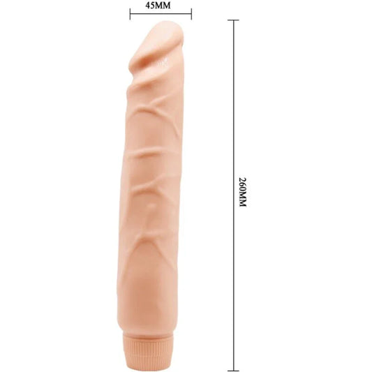 BAILE - JACK VIBRADOR REALÍSTICO 26 CM NATURAL - Nuvica