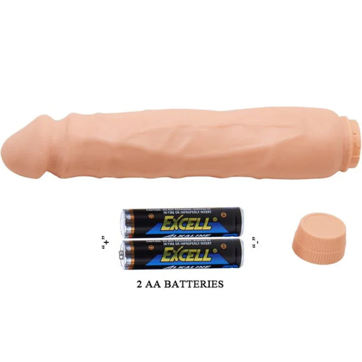 BAILE - JACK VIBRADOR REALÍSTICO 26 CM NATURAL - Nuvica