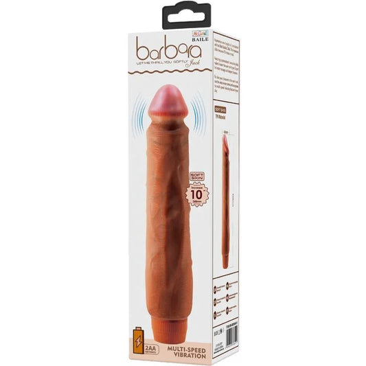 BAILE - JACK VIBRADOR REALÍSTICO 26 CM MULATO - Nuvica