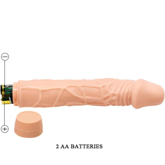 BAILE - BOB VIBRADOR REALÍSTICO 22.5 CM NATURAL - Nuvica