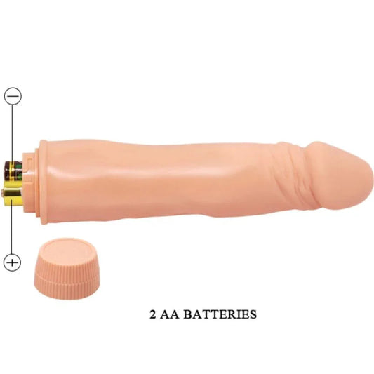 BAILE - DWARF VIBRADOR REALÍSTICO 21 CM NATURAL - Nuvica