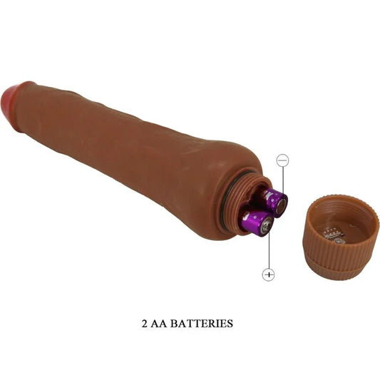 BAILE - DRYAD VIBRADOR REALÍSTICO 25 CM MULATO - Nuvica