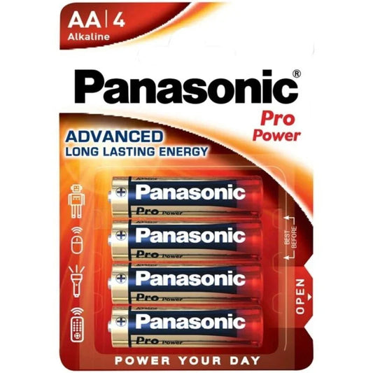 PANASONIC - PRO POWER PILA ALCALINA AA LR6 BLISTER*4 - Nuvica