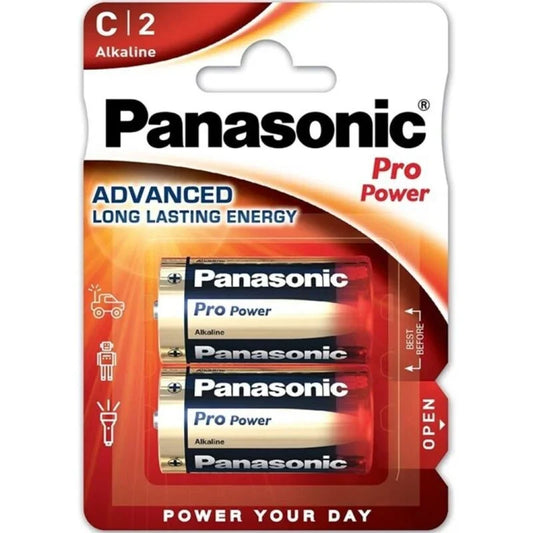 PANASONIC - PRO POWER PILA ALCALINA C LR14 BLISTER*2 - Nuvica