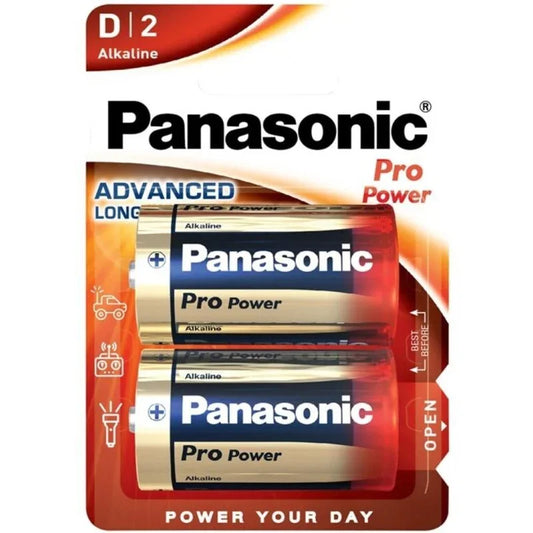 PANASONIC - PRO POWER PILA ALCALINA D LR20 BLISTER*2 - Nuvica