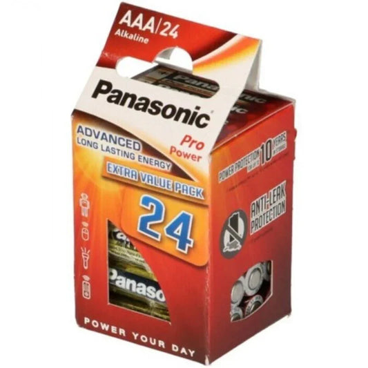 PANASONIC - PRO POWER PILA ALCALINA AAA LR03 PACK*24 - Nuvica