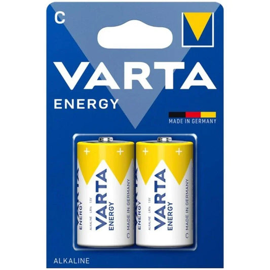 VARTA - ENERGY PILA ALCALINA C LR14 BLISTER*2 - Nuvica
