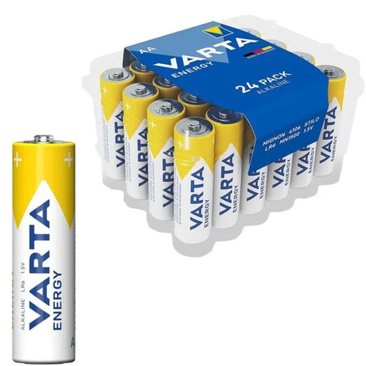 VARTA - ENERGY PILA ALCALINA AA LR6 PACK*24 PILAS - Nuvica