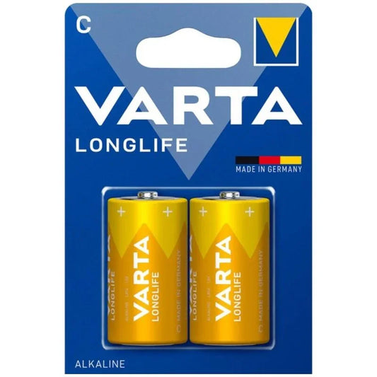 VARTA - LONGLIFE PILA ALCALINA C LR14 BLISTER*2 - Nuvica