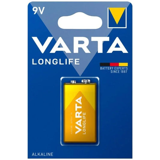VARTA - LONGLIFE PILA ALCALINA 9V LR61 BLISTER*1 - Nuvica