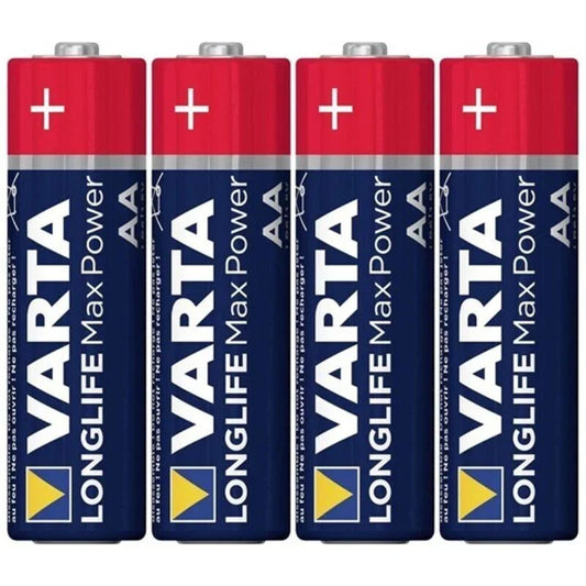 VARTA - MAX POWER PILA ALCALINA AA LR6 RETRACTIL*4 - Nuvica