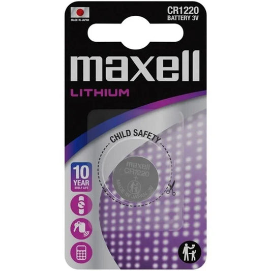 MAXELL - PILA BOTON LITIO CR1220 3V BLISTER*1 - Nuvica