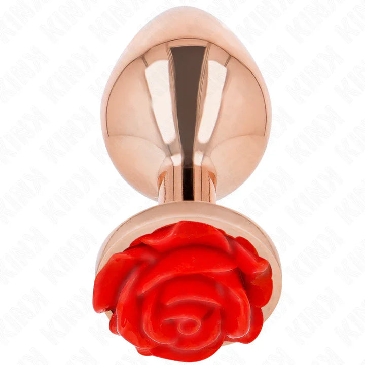 KINK - PLUG ANAL ORO ROSADO ROSA ROJA L - Nuvica