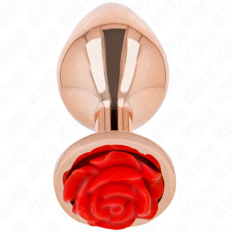 KINK - PLUG ANAL ORO ROSADO ROSA ROJA S - Nuvica