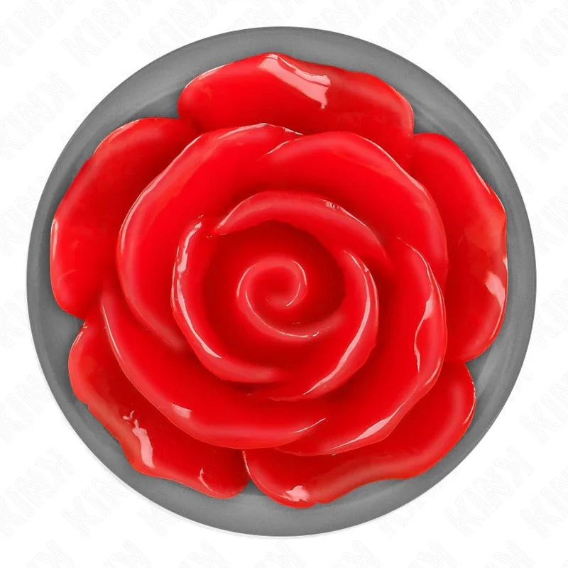 KINK - PLUG ANAL ROSA ROJA TALLA L - Nuvica