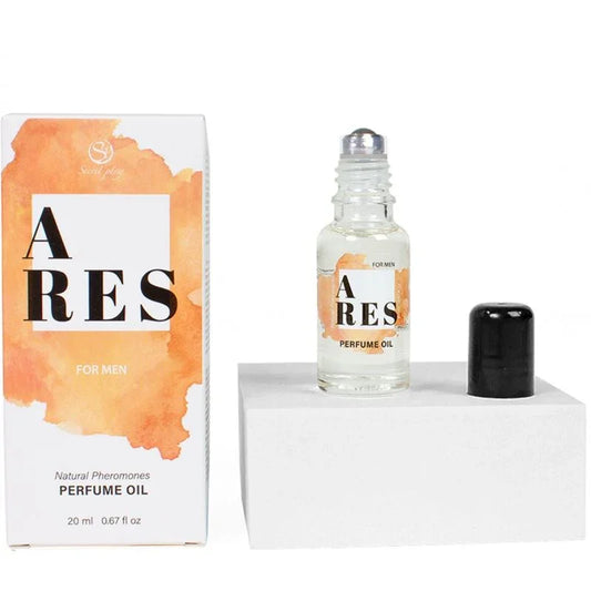 SECRETPLAY - ARES PERFUME NATURAL FEROMONAS EN ACEITE PARA HOMBRE 20 ML - Nuvica