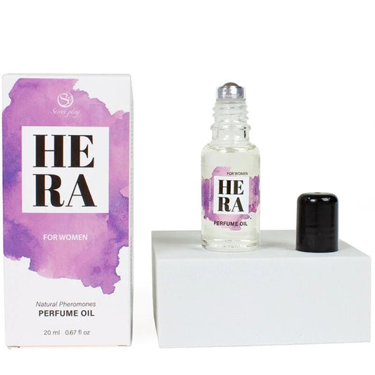 SECRETPLAY - HERA PERFUME NATURAL FEROMONAS EN ACEITE PARA MUJER 20 ML - Nuvica