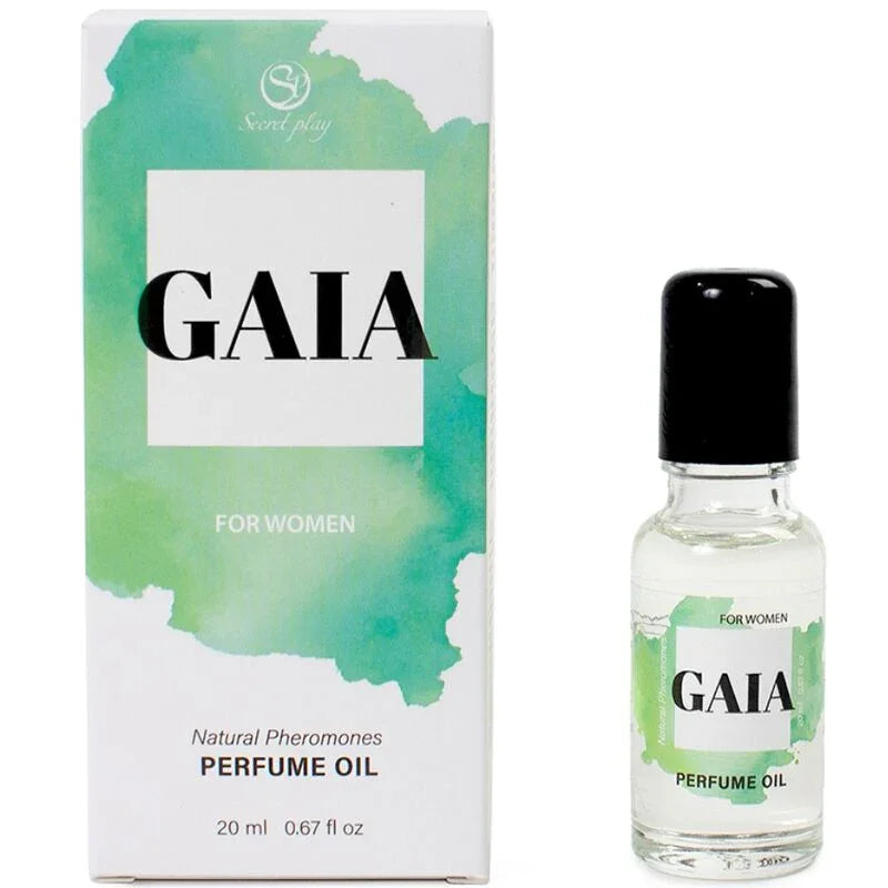 SECRETPLAY - GAIA PERFUME NATURAL FEROMONAS EN ACEITE PARA MUJER 20 ML - Nuvica