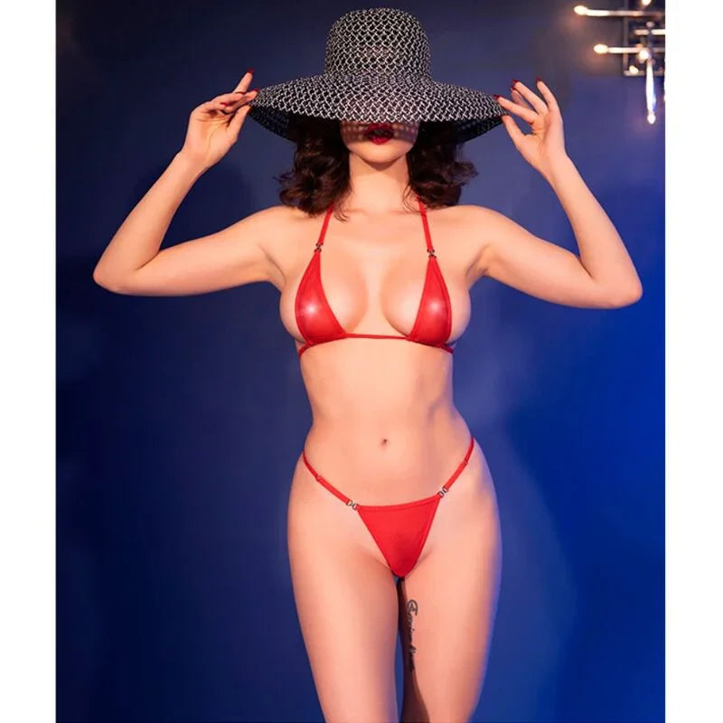 CHILIROSE - CR 4840 MICRO BIKINI ROJO S/M - Nuvica