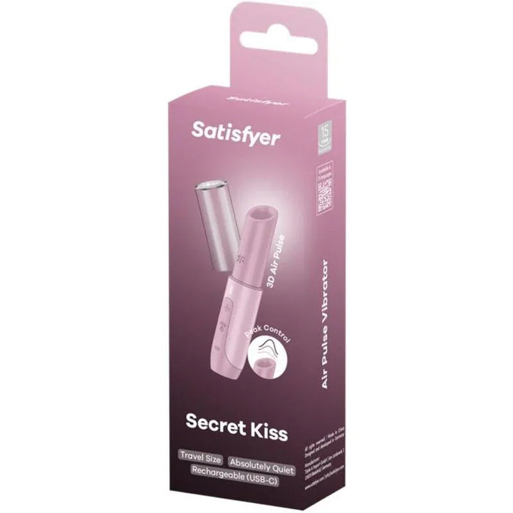 SATISFYER - SECRET KISS ESTIMULADOR CLÍTORIS POR ONDAS ROSA - Nuvica