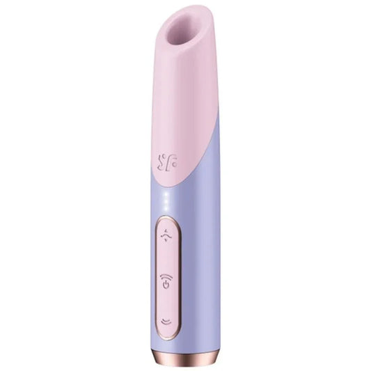 SATISFYER - BOLD KISS ESTIMULADOR CLÍTORIS POR ONDAS ROSA / VIOLETA - Nuvica