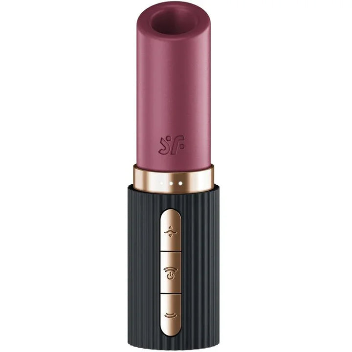 SATISFYER - PRO 2 KISS ESTIMULADOR CLÍTORIS POR ONDAS GRANATE / NEGRO - Nuvica