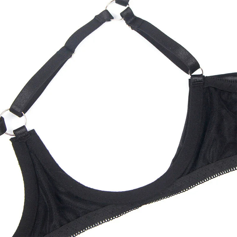 SUBBLIME - 955199 SET SUJETADOR CON LAZO NEGRO AJUSTABLE S/M - Nuvica