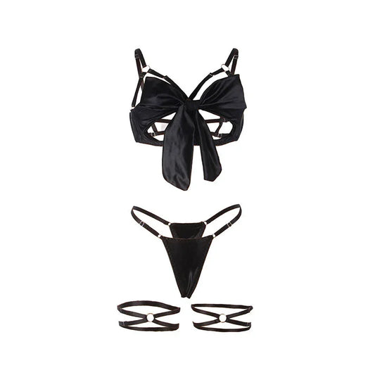 SUBBLIME - 955205 SET SUJETADOR CON LAZO NEGRO AJUSTABLE L/XL - Nuvica