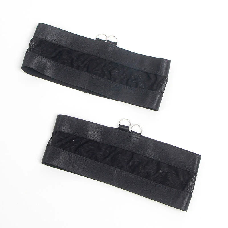 SUBBLIME - 955243 SET SUJETADOR CON LIGUERO BONDAGE NEGRO L/XL - Nuvica