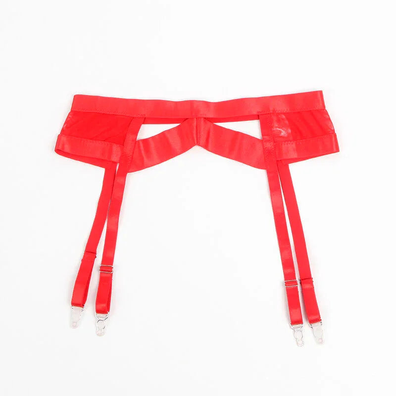 SUBBLIME - 955267 SET SUJETADOR CON LIGUERO BONDAGE ROJO L/XL - Nuvica