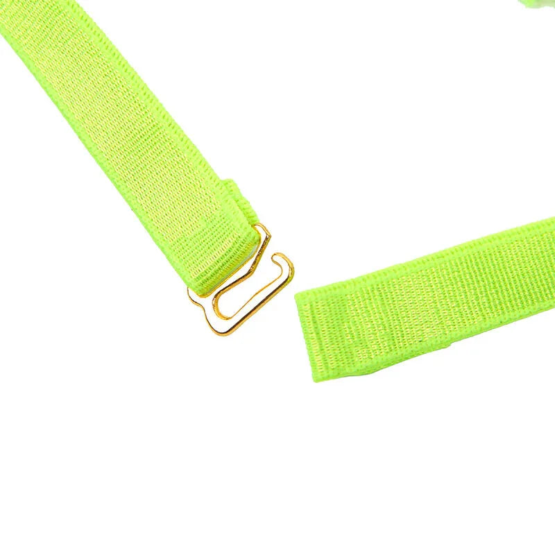 SUBBLIME - 955281 SET SUJETADOR CON COLLAR Y DETALLES PARA PIERNAS VERDE FLUORESCENTE L/XL - Nuvica