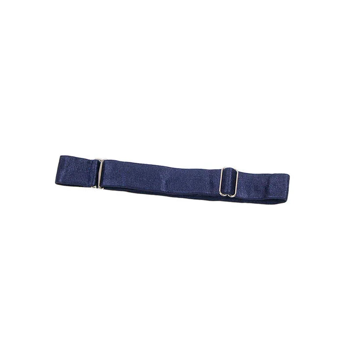 SUBBLIME - 955410 VESTIDO CON TIRANTES DE CUERO AZUL S/M - Nuvica