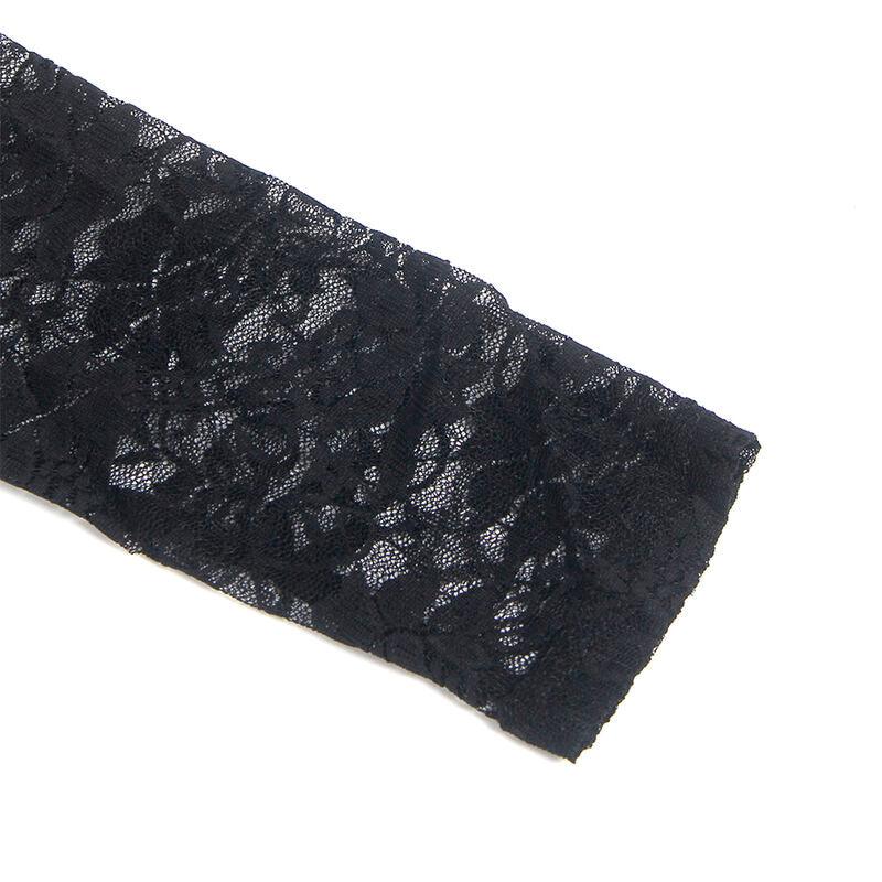 SUBBLIME - 955595 VESTIDO DE MANGA LARGA CON ENCAJE NEGRO S/M - Nuvica