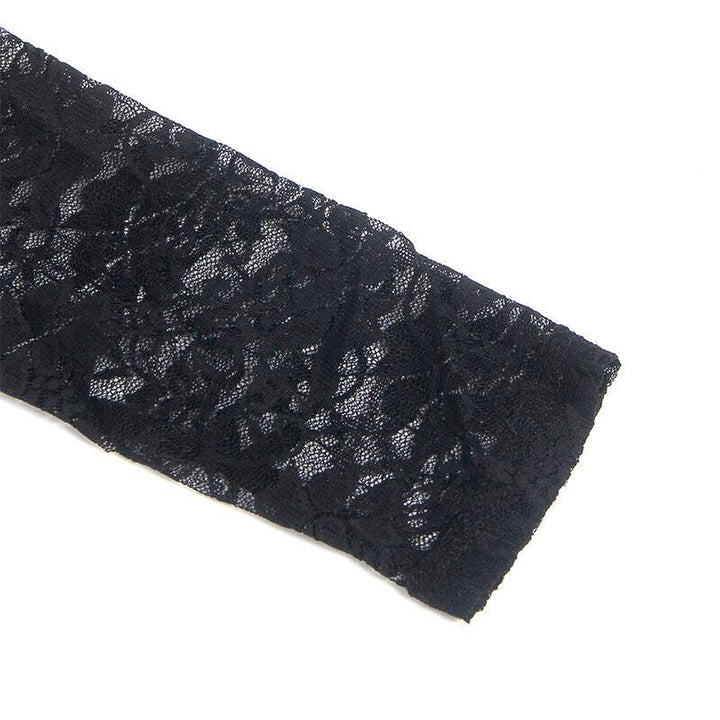 SUBBLIME - 955595 VESTIDO DE MANGA LARGA CON ENCAJE NEGRO S/M - Nuvica