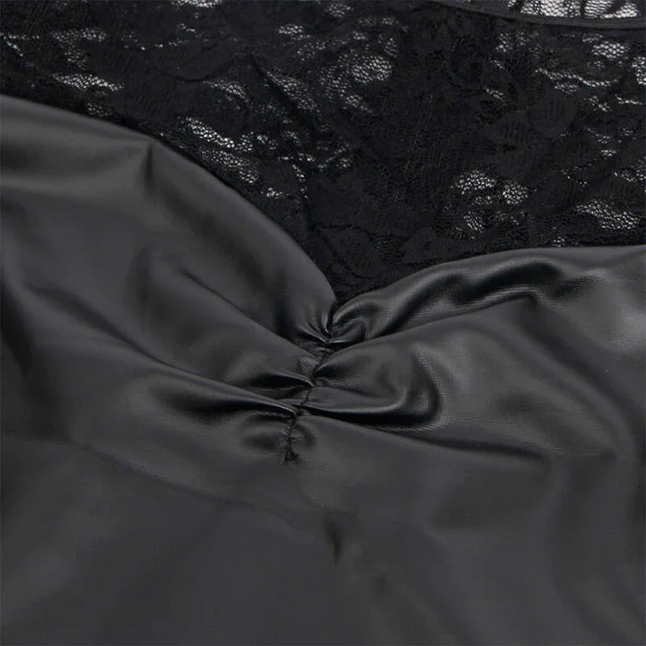 SUBBLIME - 955601 VESTIDO DE MANGA LARGA CON ENCAJE NEGRO L/XL - Nuvica