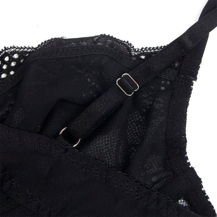 SUBBLIME - 955625 BODY DE ENCAJE CON CIERRE INFERIOR NEGRO L/XL - Nuvica