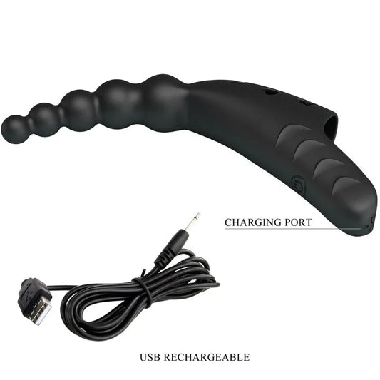 PRETTY LOVE - JORDIN VIBRADOR DE DEDO 10 VIBRACIONES NEGRO - Nuvica