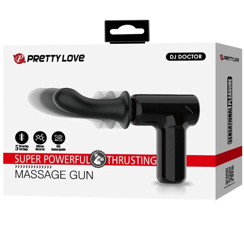 PRETTY LOVE - DJ DOCTOR MASAJEADOR 5 CONFIGURACIONES NEGRO - Nuvica