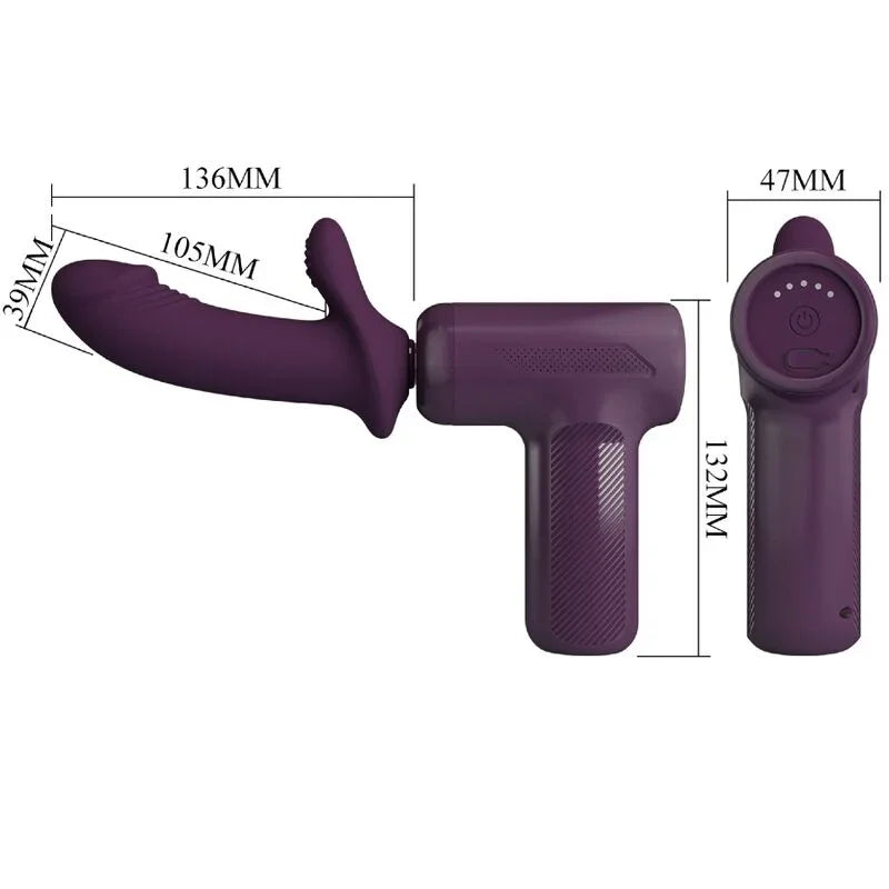 PRETTY LOVE - DJ SCHOLAR MASAJEADOR 5 CONFIGURACIONES MORADO - Nuvica