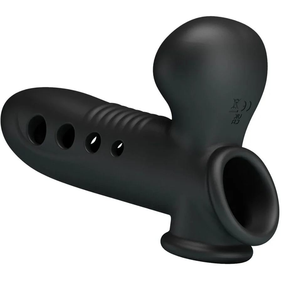 PRETTY LOVE - CRANE FUNDA PARA PENE CON AIRBAG NEGRO - Nuvica