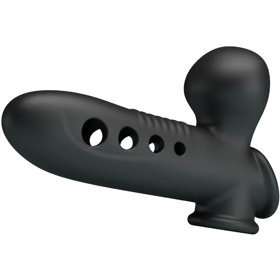 PRETTY LOVE - CRANE FUNDA PARA PENE CON AIRBAG NEGRO - Nuvica