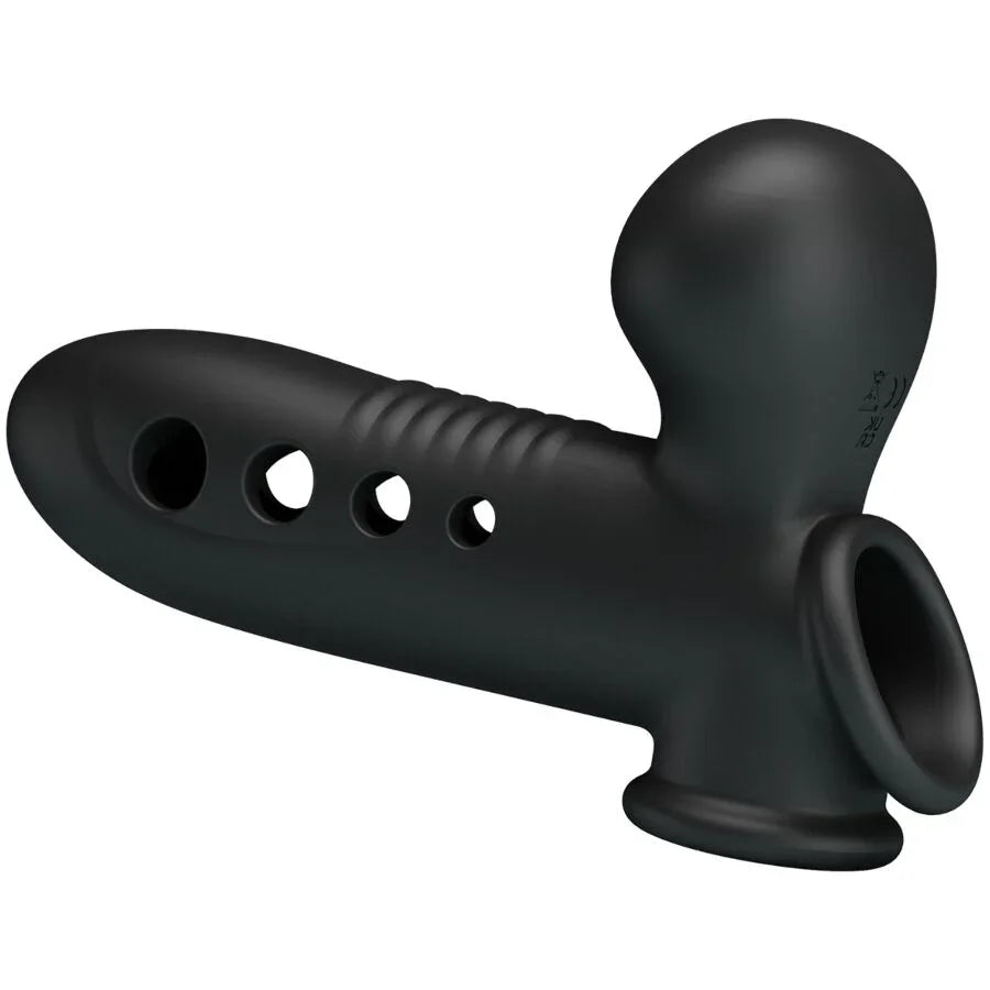 PRETTY LOVE - CRANE FUNDA PARA PENE CON AIRBAG NEGRO - Nuvica