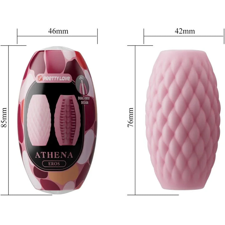 PRETTY LOVE - ATHENA EROS MASTURBADOR MASCULINO SILICONA ROSA - Nuvica
