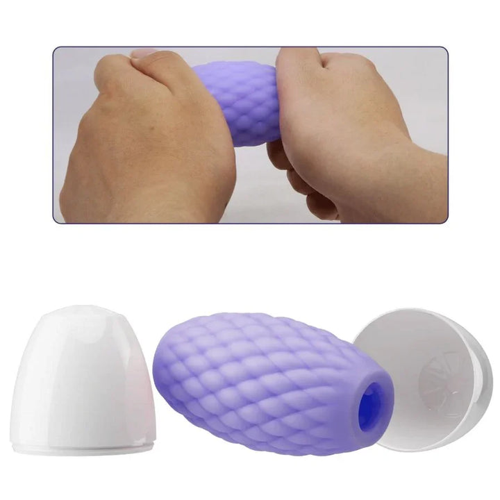 PRETTY LOVE - ATHENA EROS MASTURBADOR MASCULINO SILICONA MORADO - Nuvica